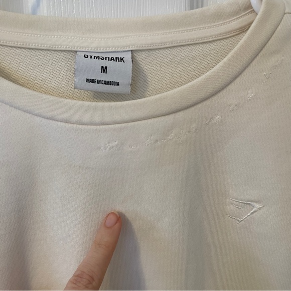 Gymshark Whitney Simmons cream crewneck - Picture 4 of 6